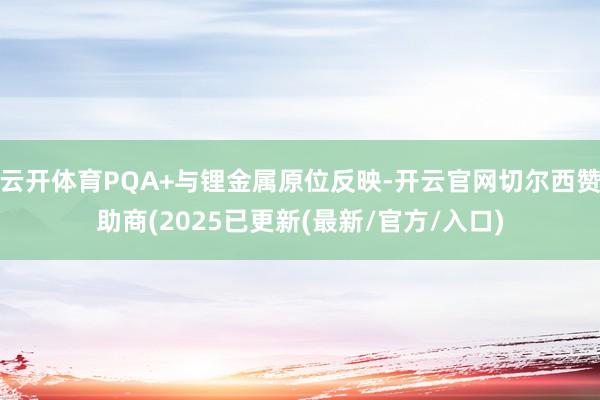 云开体育PQA+与锂金属原位反映-开云官网切尔西赞助商(2025已更新(最新/官方/入口)